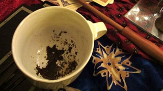 Divination by coffee grounds